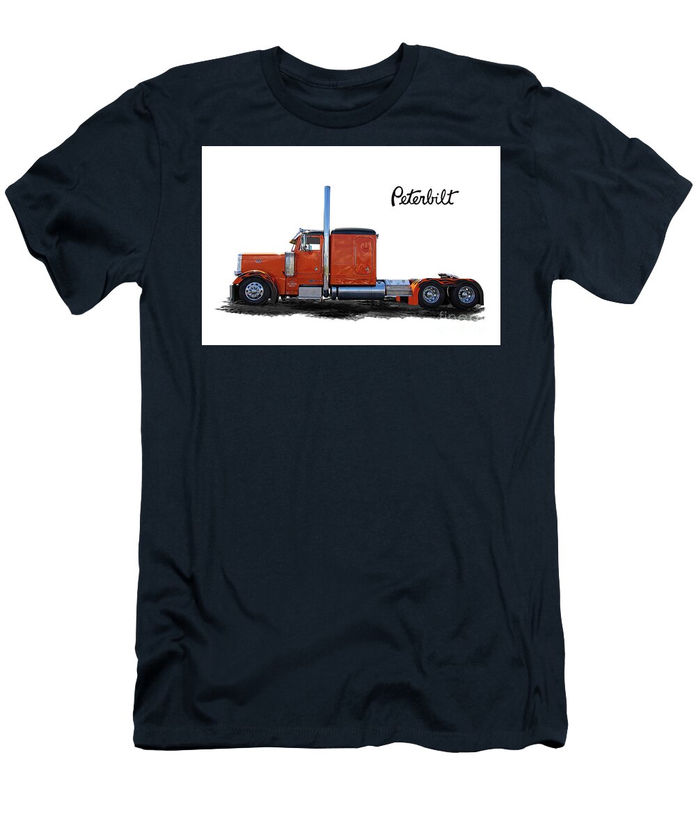 Peterbilt Semi Truck Nick Gray T-Shirt
