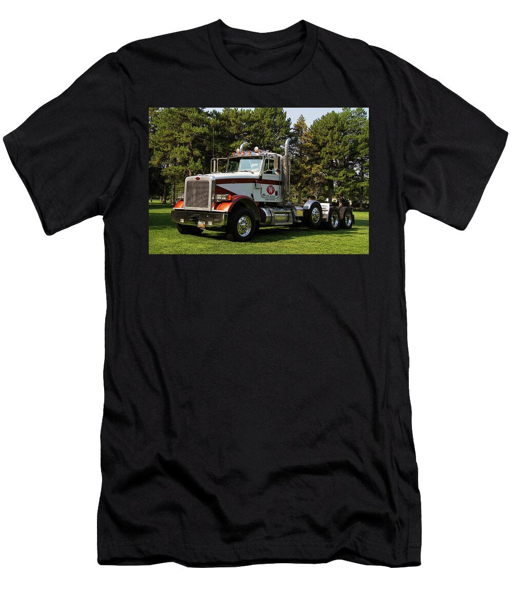 Peterbilt Semi Truck on Display Nick Gray T-Shirt