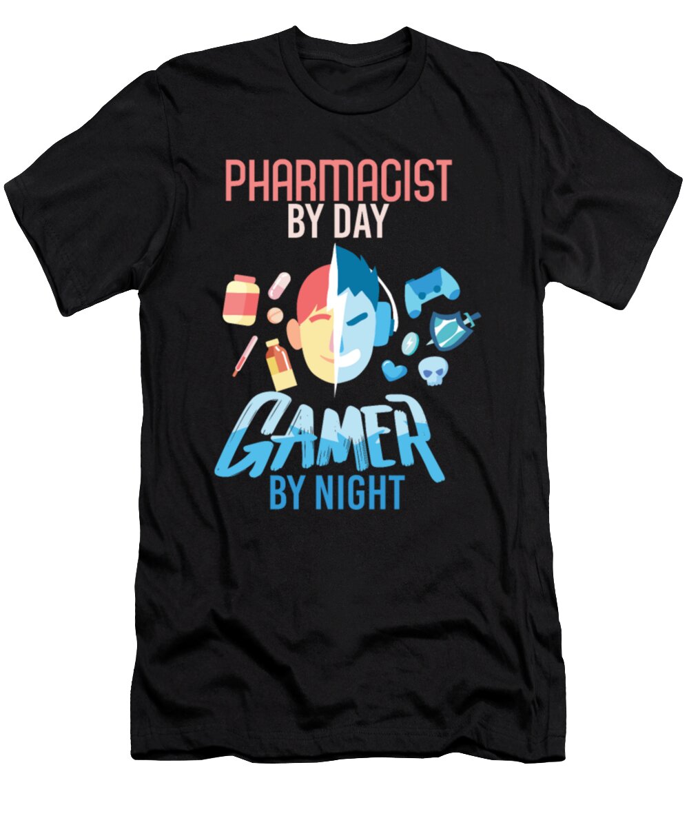 Pharmacist By Day Gamer By Night Tinh Tran Le Thanh T-Shirt