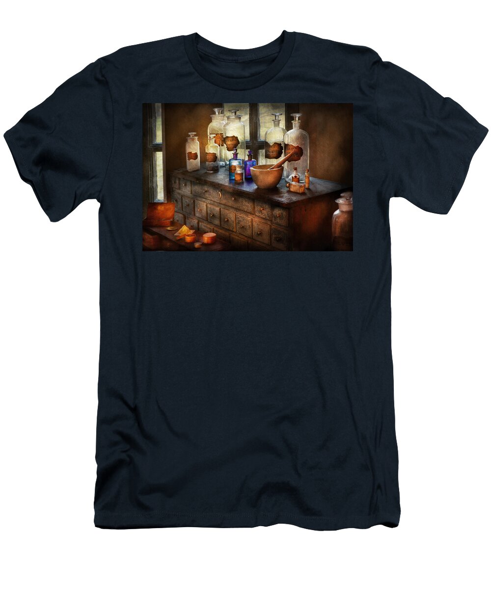Pharmacist Medicinal Equipment Mike Savad T-Shirt