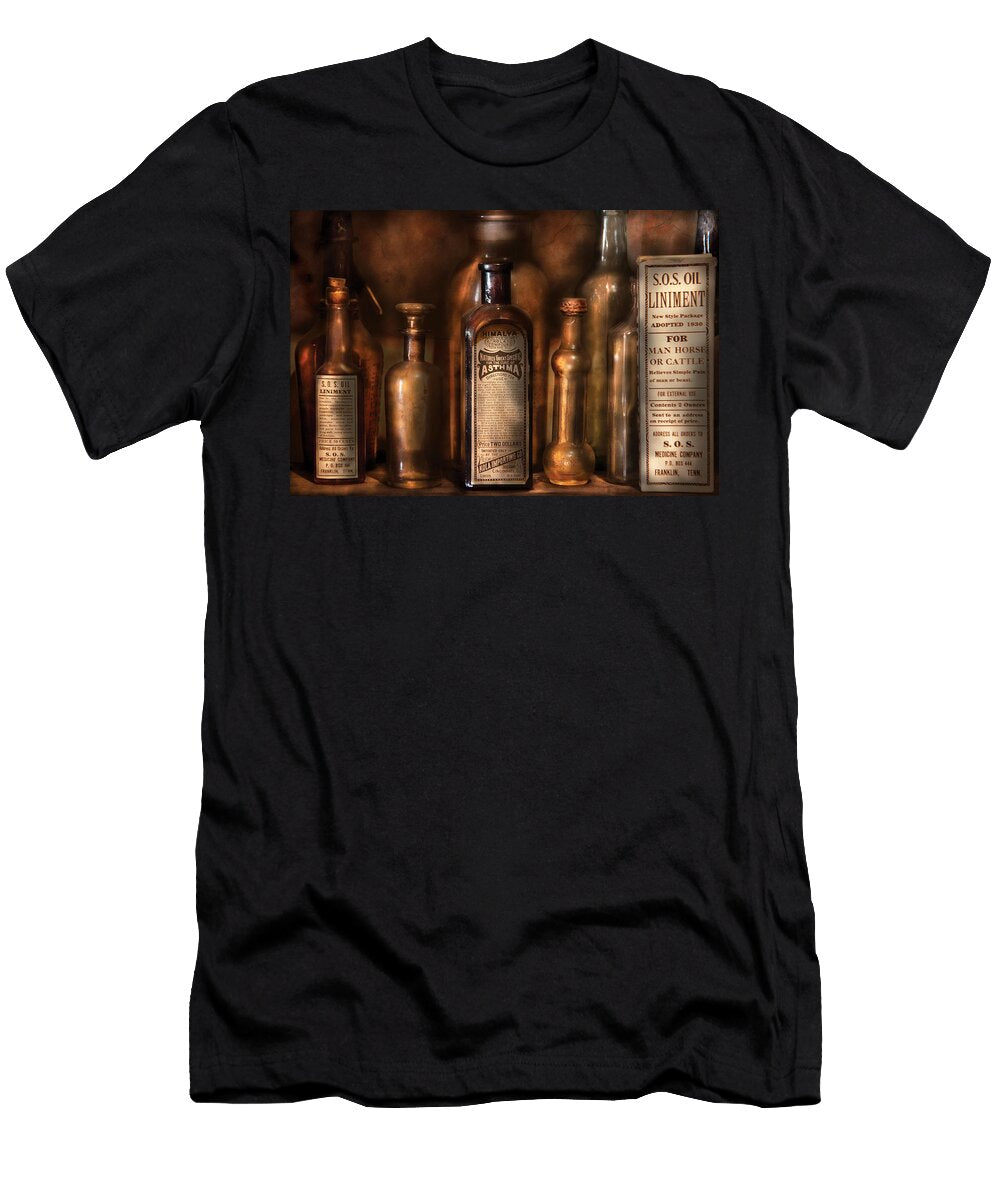 Pharmacist Medicine for Asthma and Pain Mike Savad T-Shirt