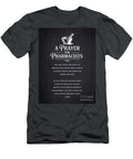 Pharmacist Prayer Charcoal Aged Pixel T-Shirt