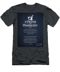 Pharmacist Prayer Navy Aged Pixel T-Shirt