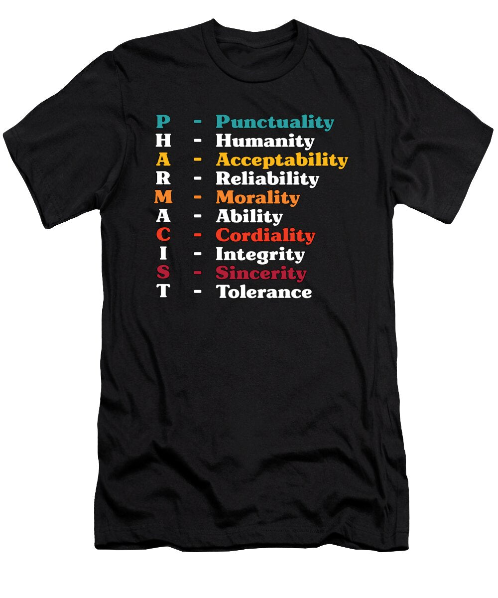 Pharmacist Punctuality Prescription Pharmacy Tech Tshirtconcepts Marvin Poppe T-Shirt