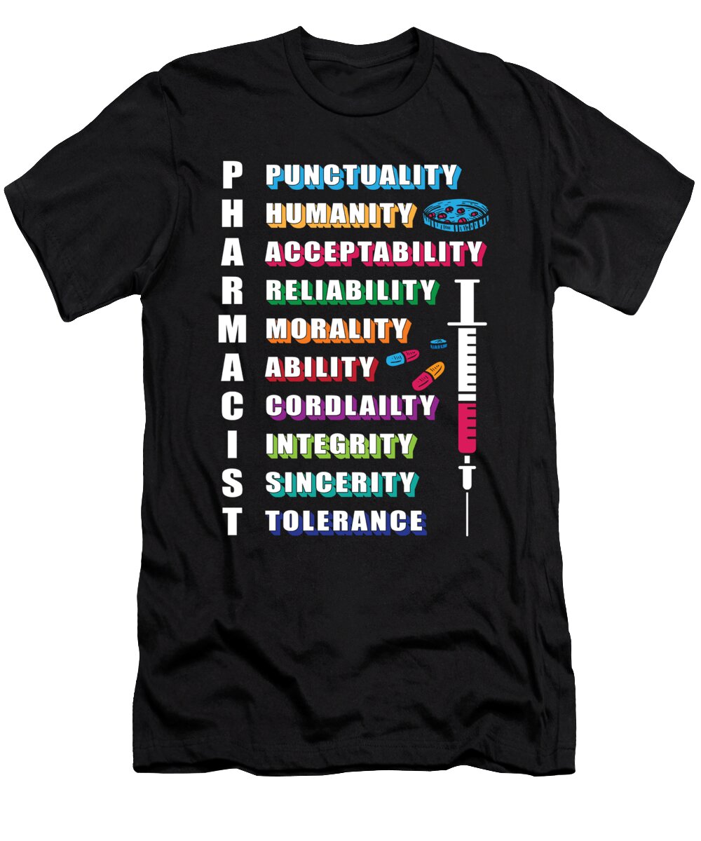 Pharmacist Quote Pharmacy Technician Pharmacists Tshirtconcepts Marvin Poppe T-Shirt