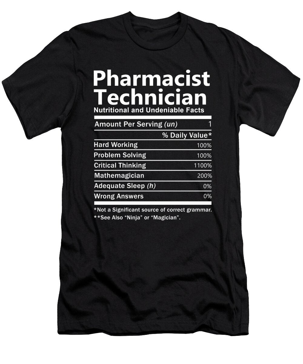 Pharmacist Technician Nutrition Factors Gift Item Shi Hu Kang T-Shirt