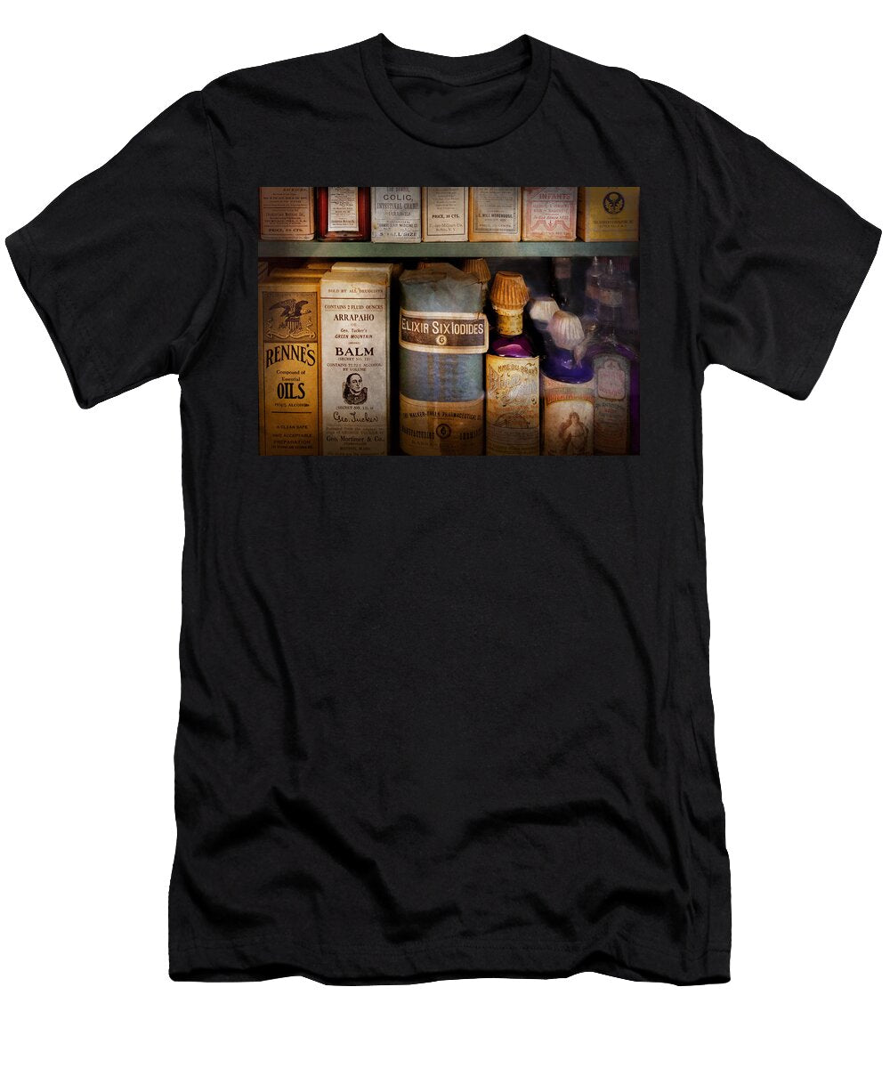 Pharmacy Oils and Balms Mike Savad T-Shirt