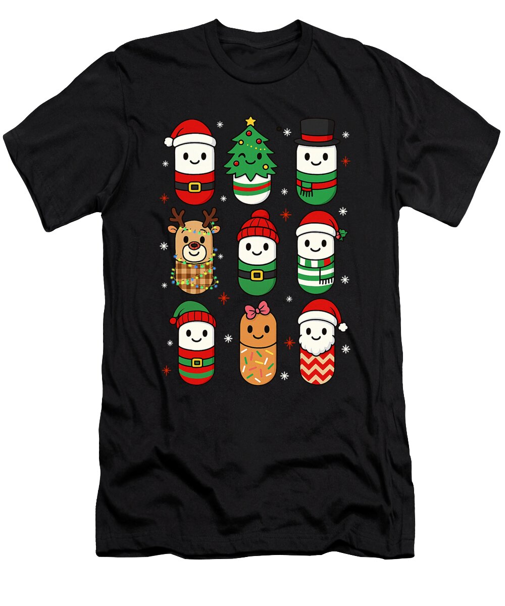 Pharmacy Christmas Xmas Vibes Pharmacist Pharm Natalie Lidford T-Shirt
