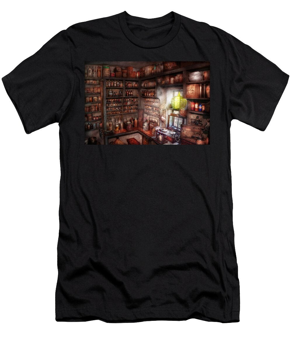 Pharmacy Equipment Merlins Study Mike Savad T-Shirt