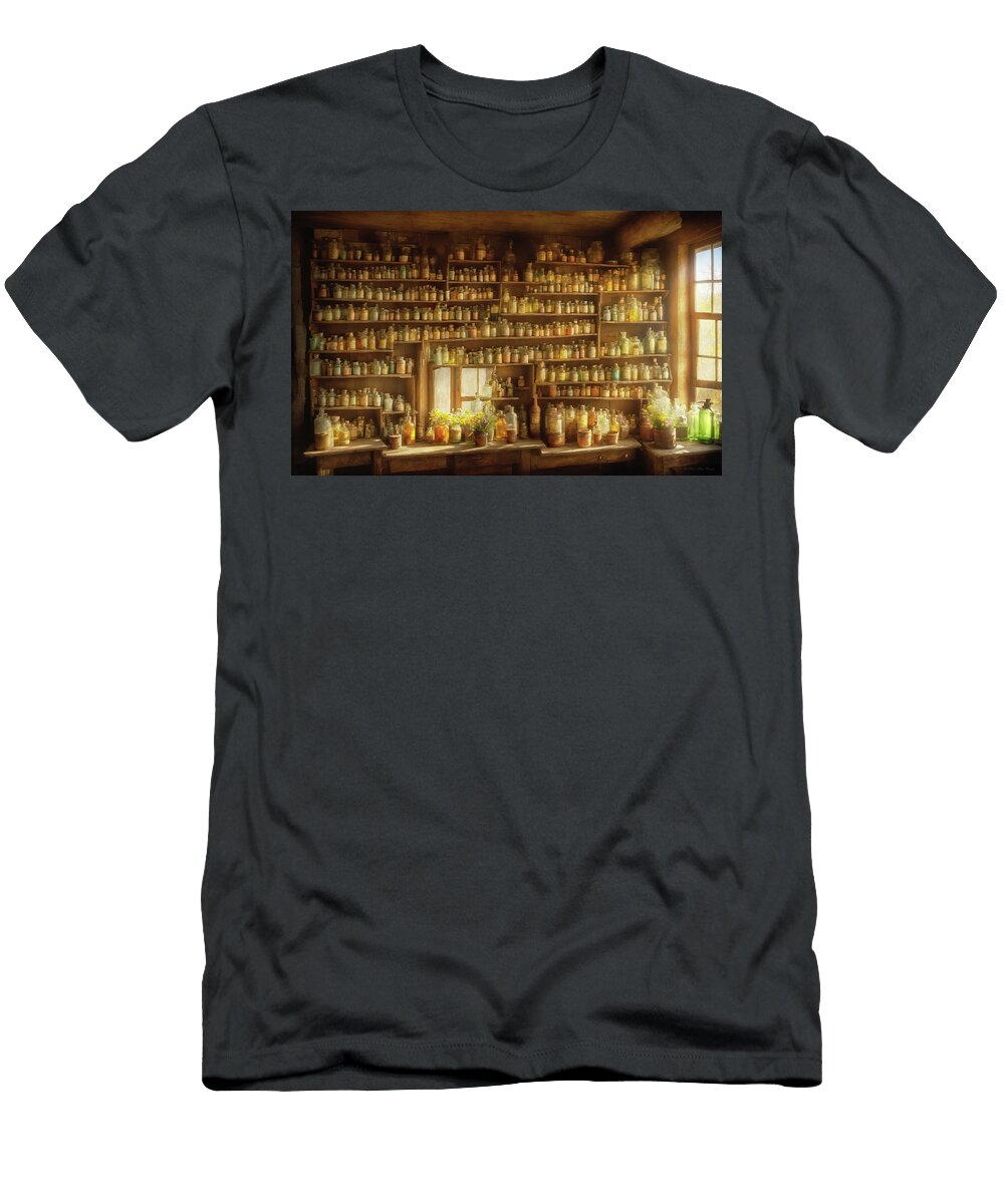Pharmacy in an Old Country Pharmacy Mike Savad T-Shirt