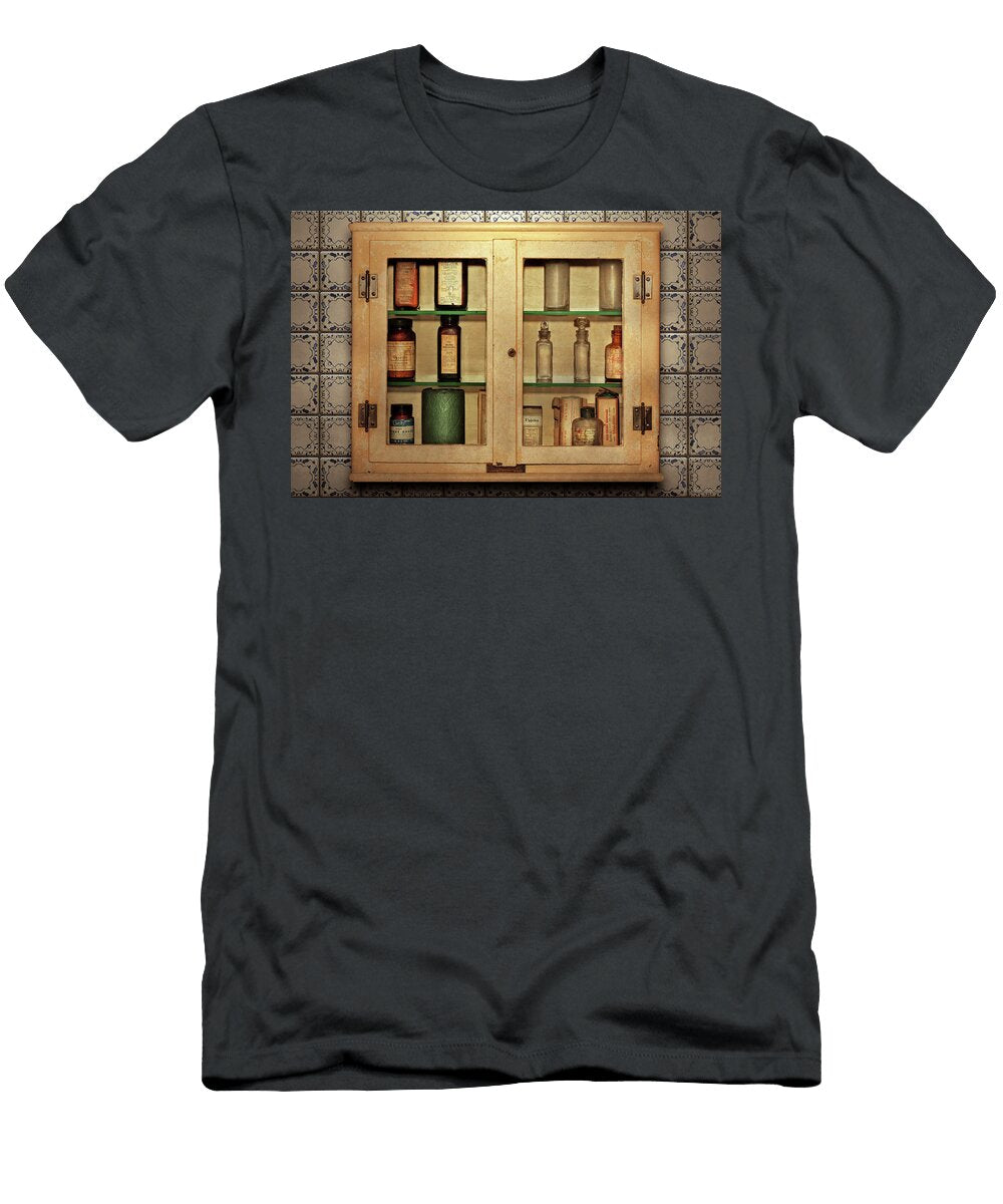 Pharmacy in the Medicine Cabinet Mike Savad T-Shirt