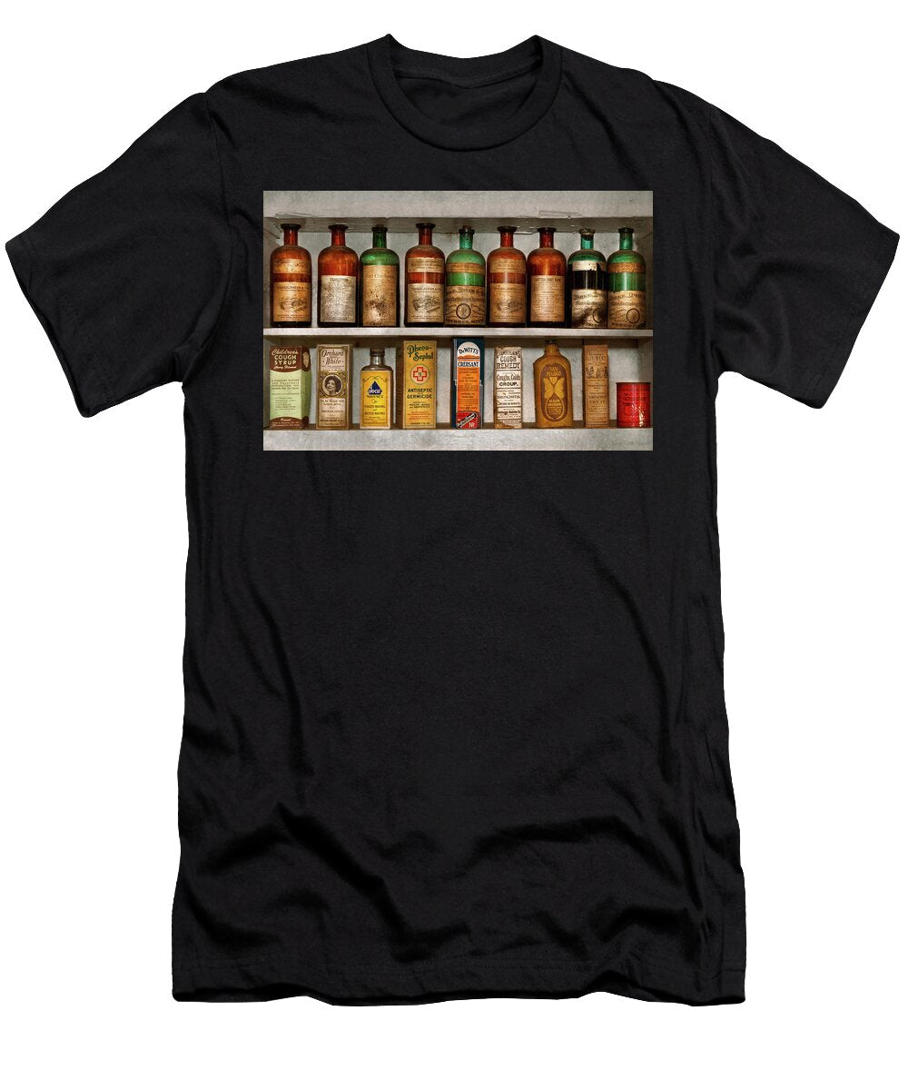 Pharmacy Medicine Extracts and Remedies Mike Savad T-Shirt