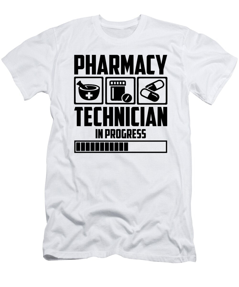 Pharmacy Technician in Progress Loves Health Care Tshirtconcepts Marvin Poppe T-Shirt