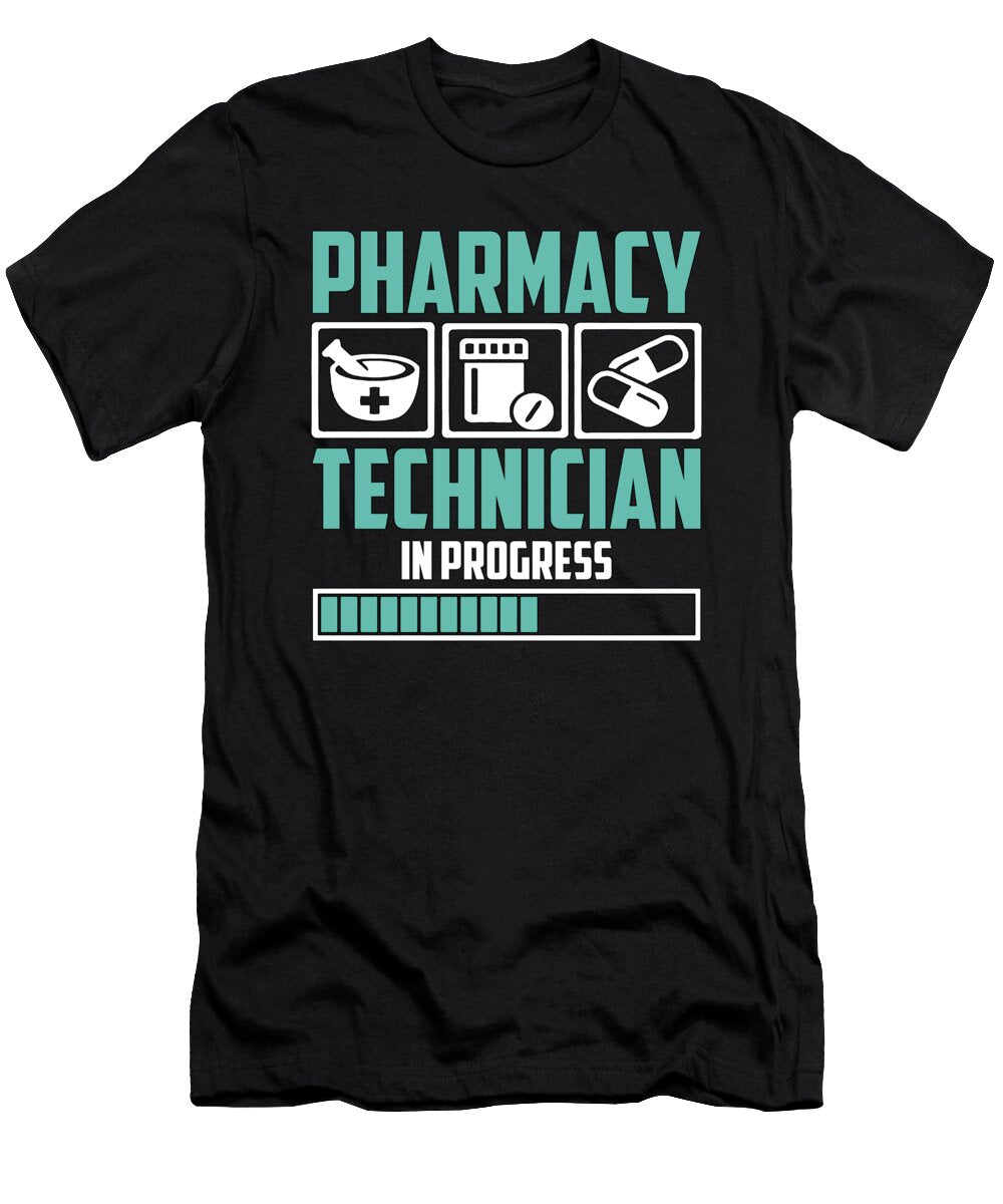 Pharmacy Technician in Progress Loves Prescription Tshirtconcepts Marvin Poppe T-Shirt