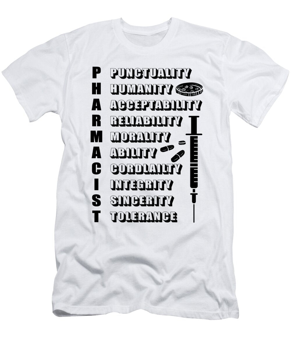 Pharmacy Technician Pharmacists Pharmacist Quote Tshirtconcepts Marvin Poppe T-Shirt