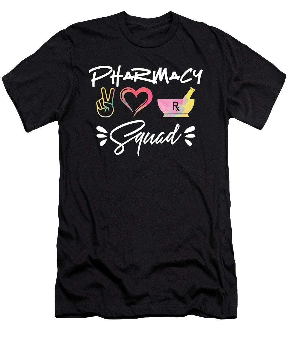 Pharmacy Technician Pharmacy Squad Loves Medicine Tshirtconcepts Marvin Poppe T-Shirt