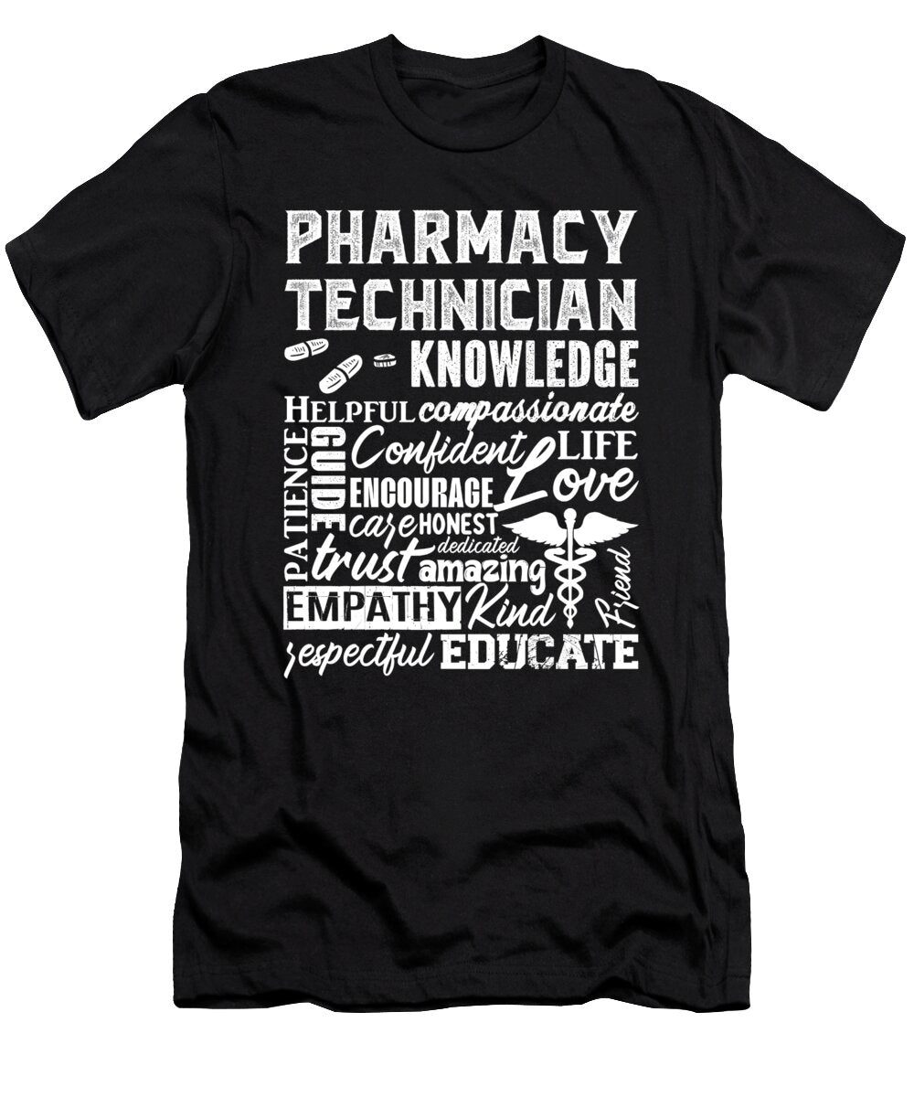 Pharmacy Technician Quote Medicine Pharmacist Tshirtconcepts Marvin Poppe T-Shirt