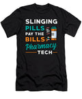 Pharmacy Technician Slinging Pills Pharmacist Gift Tshirtconcepts Marvin Poppe T-Shirt