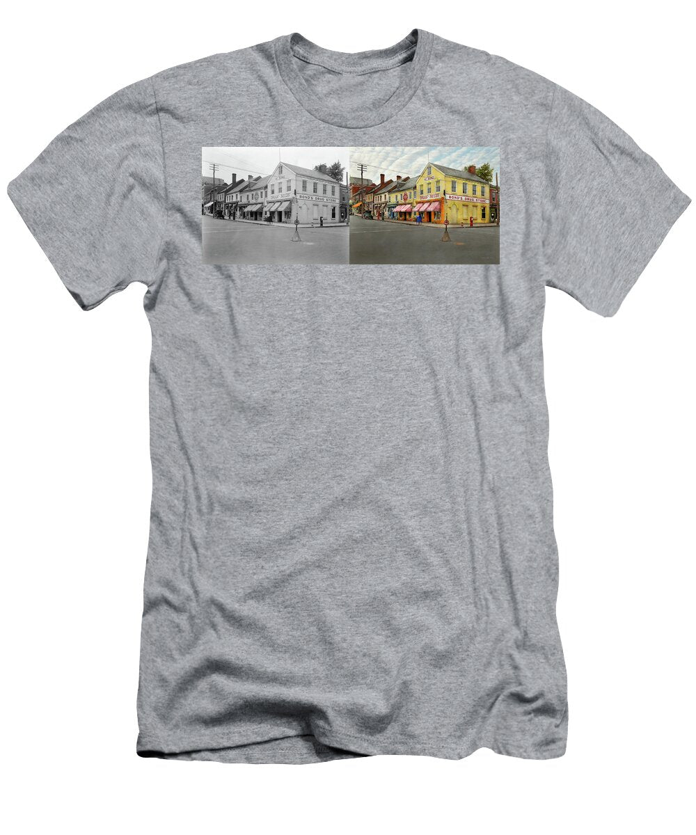 Pharmacy Wl Bond Drugs and Seeds 1927 Side By Side Mike Savad T-Shirt