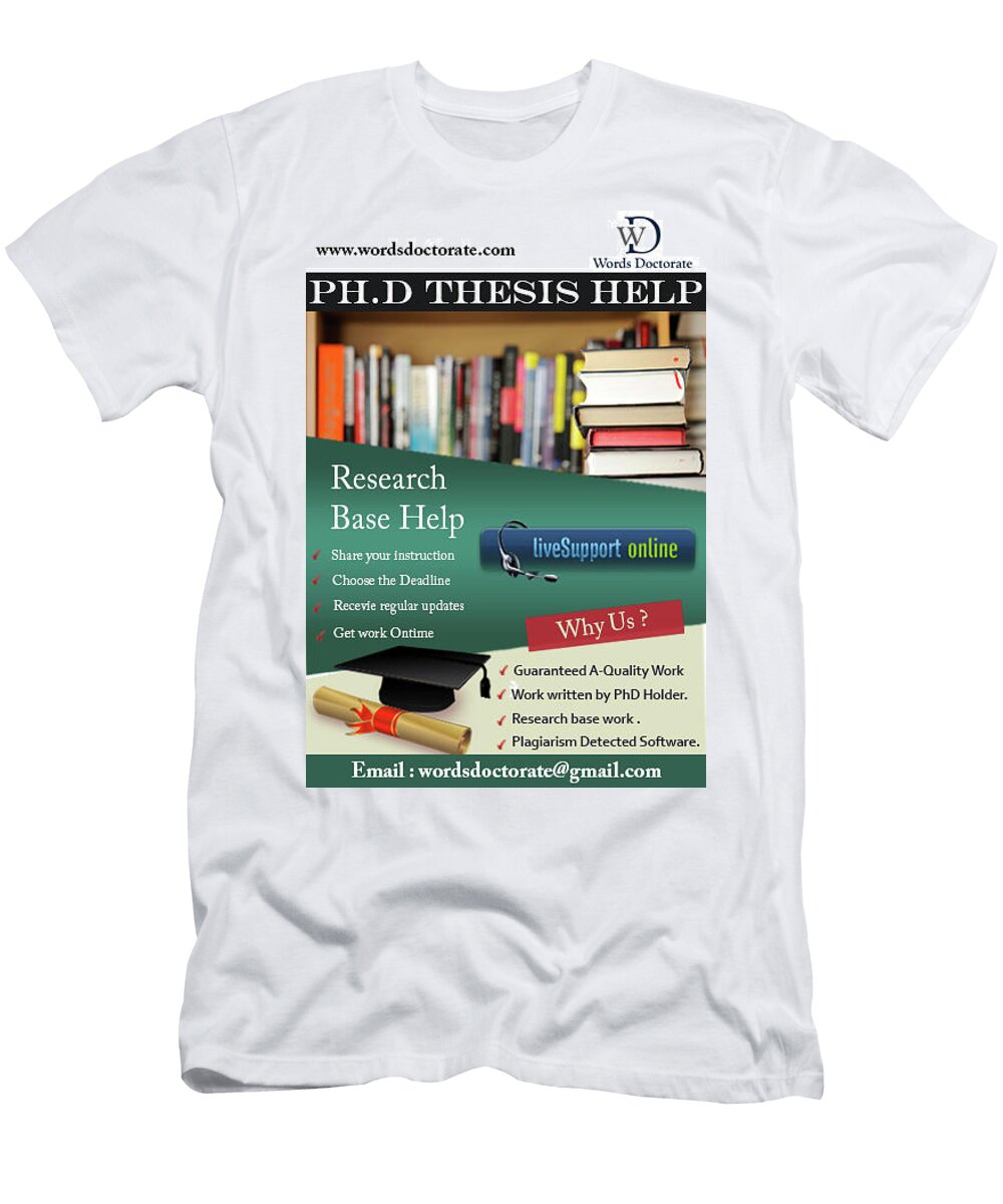 Phd Thesis Writing Services Words Doctorate T-Shirt