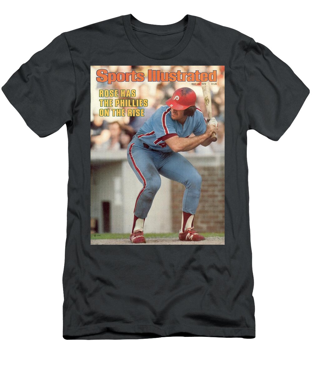 Philadelphia Phillies Pete Rose May 28 1979 Sports Illustrated Cover T-Shirt