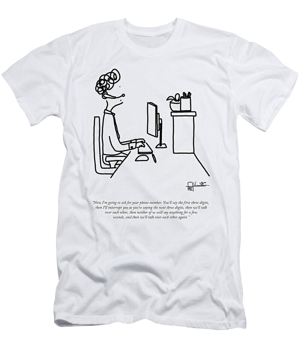 Phone Awkward Amanda Chung and Vincent Coca T-Shirt