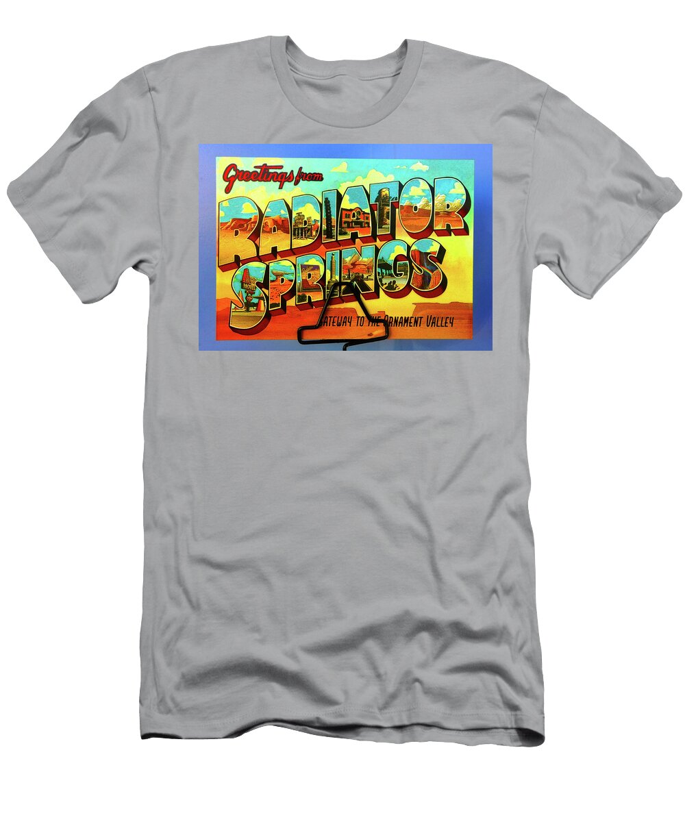Photography of a Radiator Springs Postcard David Lee Thompson T-Shirt