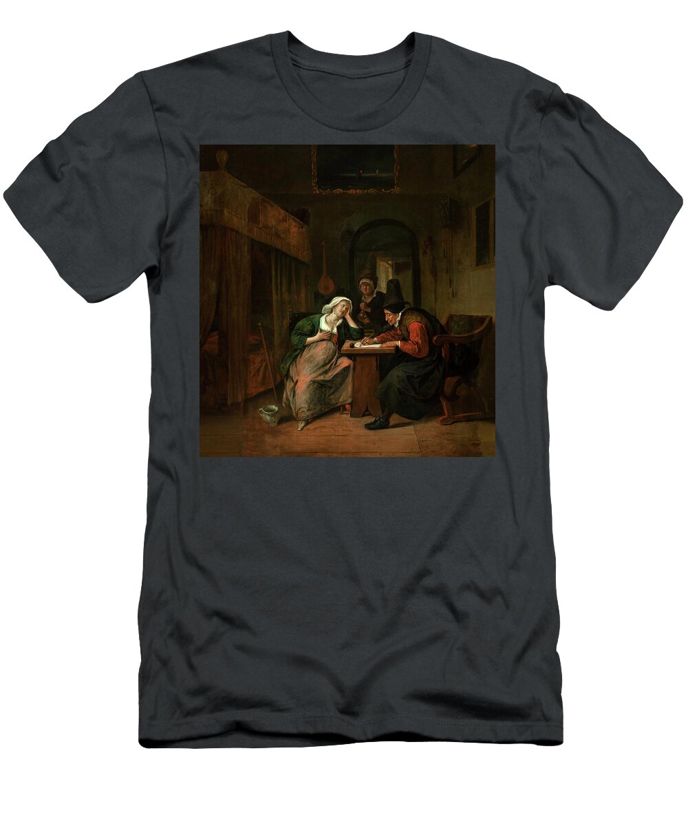 Physician and a Woman Patient 1665 Jan Steen T-Shirt