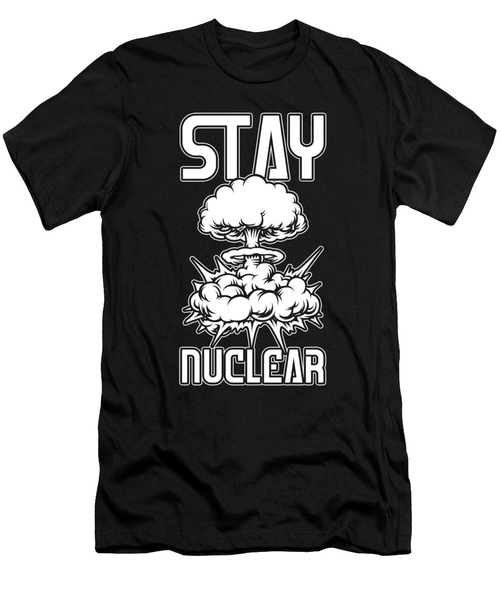 Physicist Explosion Scientist Science Nuclear Physics Crazy Squirrel T-Shirt