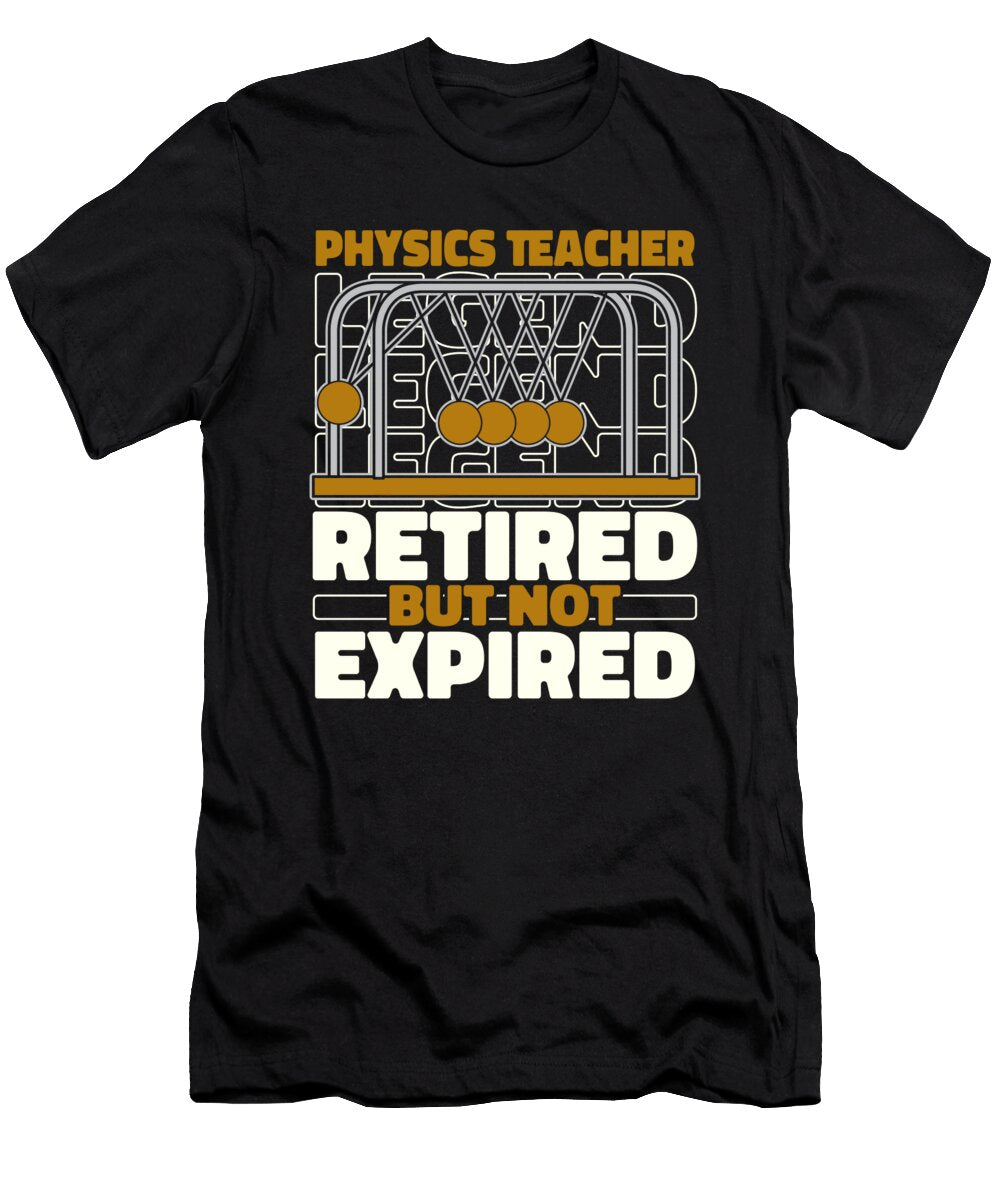 Physicist Retired Science Scientist Physics Crazy Squirrel T-Shirt