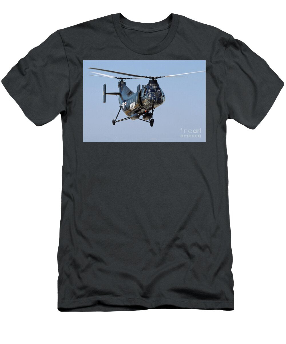 Piaseki H 21 Shawnee Flying Banana Portrait Wernher Krutein T-Shirt