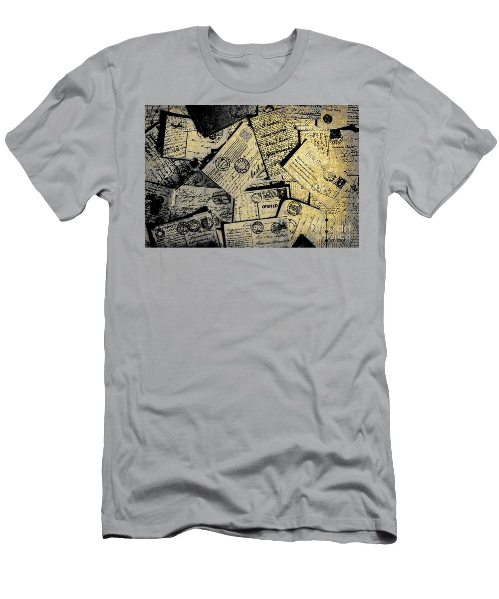 Piled Paper Postcards Jorgo Photography Wall Art Gallery T-Shirt