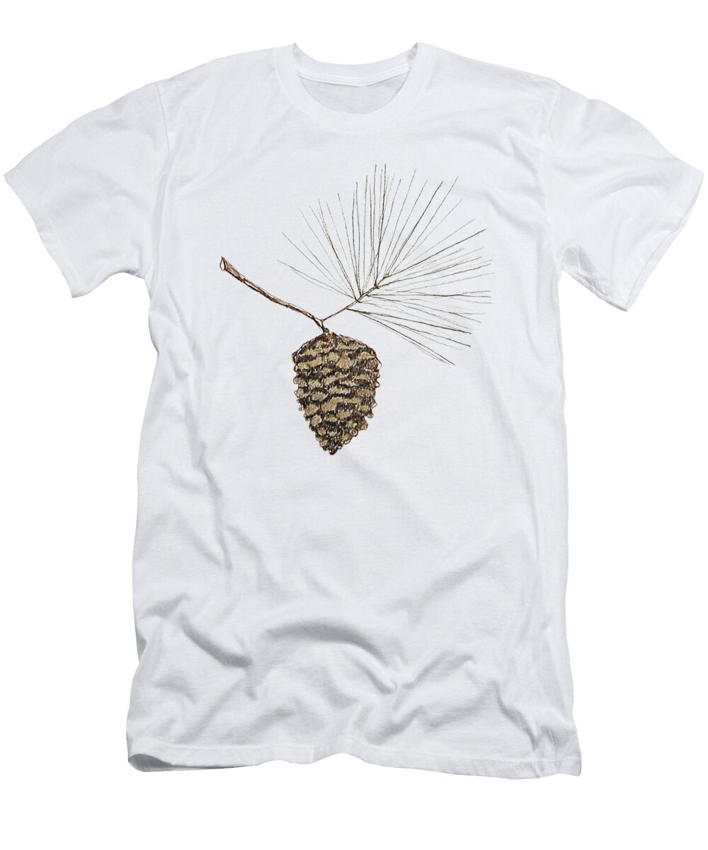 Pine Cone on Branch Karin Savage T-Shirt