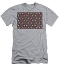 Pink and Black Modern Stripe Cube Tile Pattern Petite Pattern Minimal Graphic Designs T-Shirt