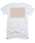 Pink Clay and White Horizontal Line Pattern Petite Pattern Minimal Graphic Designs T-Shirt