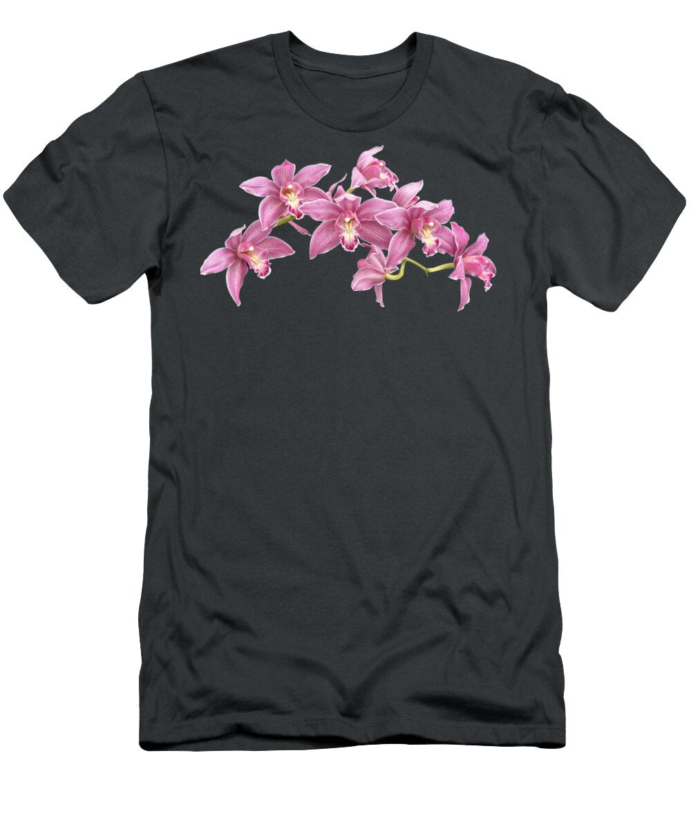 Pink Orchid Arrangement Don Wright T-Shirt
