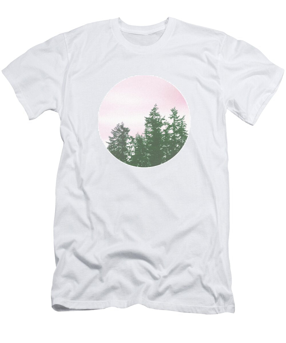 Pink Sky Trees Art By Linda Woods Linda Woods T-Shirt