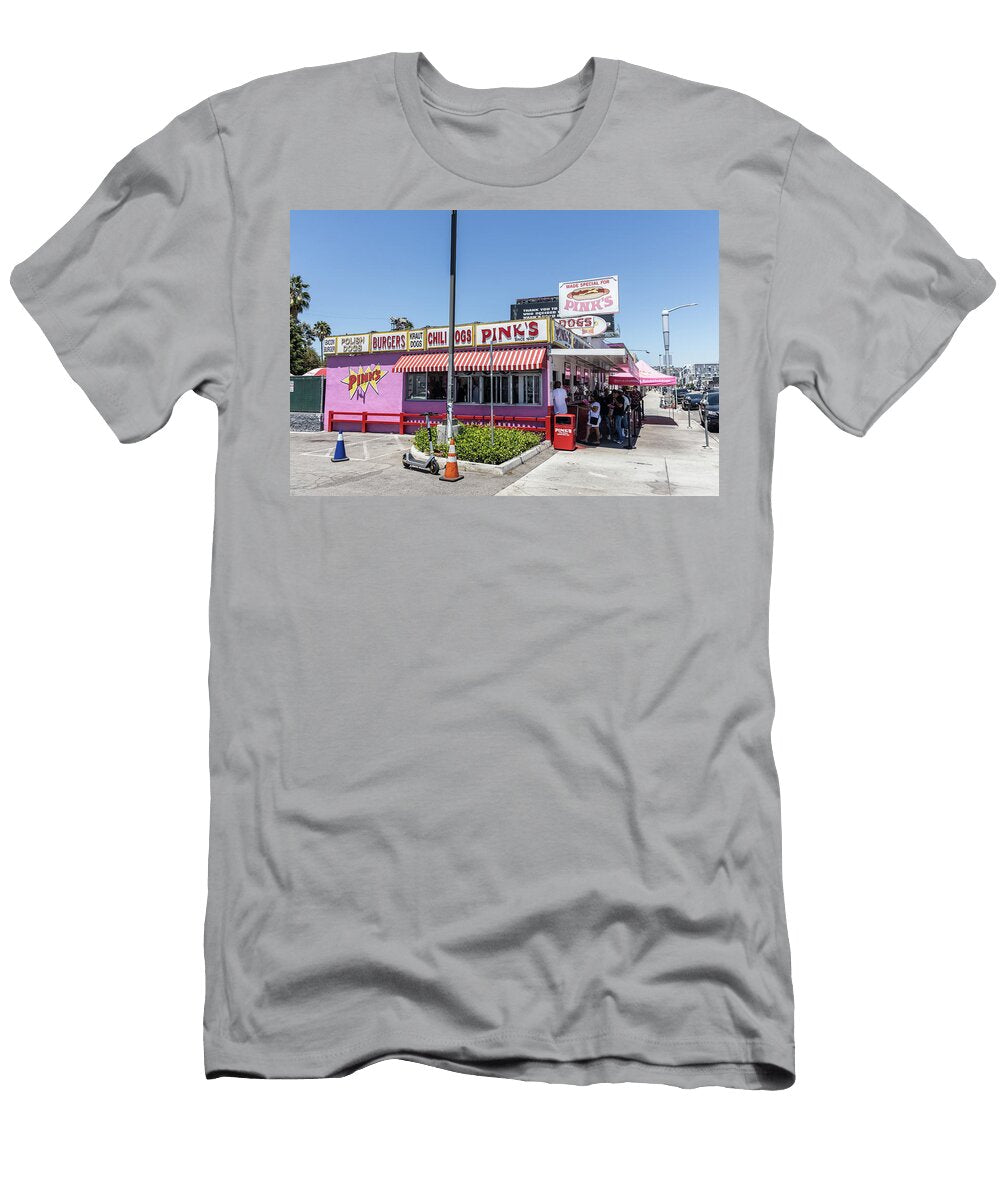 Pinks Hotdog Stand LA John Mcgraw T-Shirt