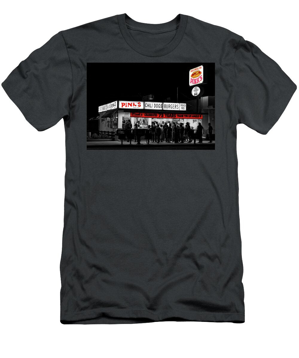 Pinks Hotdogs of Los Angeles Mountain Dreams T-Shirt