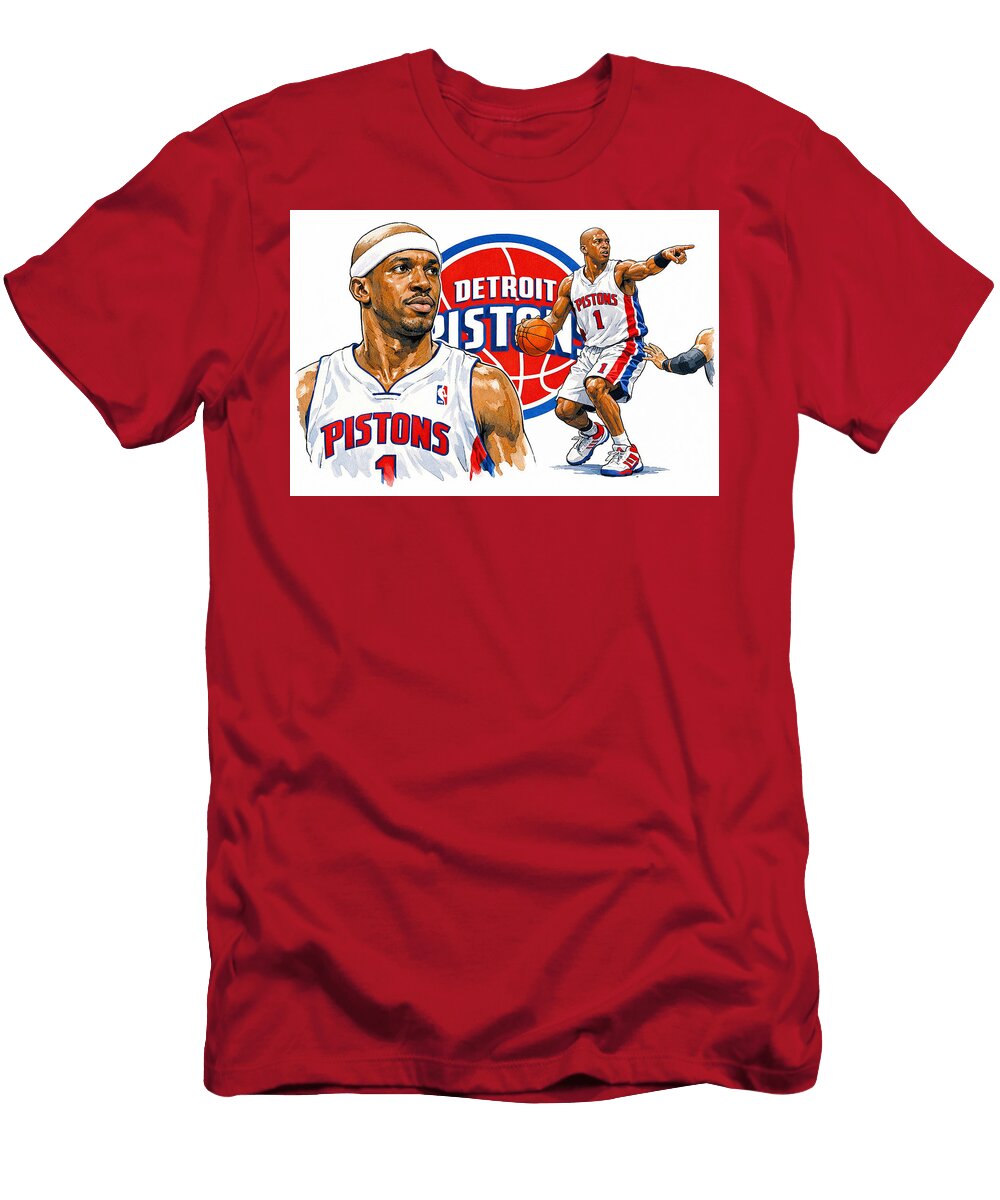 Pistons Legend Chauncey Billups 1997 2014 All Sports T-Shirt