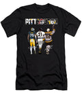 Pittsburgh Steelers Joe Greene Pirates Roberto Clemente Penguins Mario Lemieux Friendship Signature Shirtpng Th T-Shirt