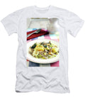 Pizzocheri Della Valtellina Buckwheat Pasta Italy with Cheese Cabbage Potatoes and Sage Butter Mario Matassa T-Shirt
