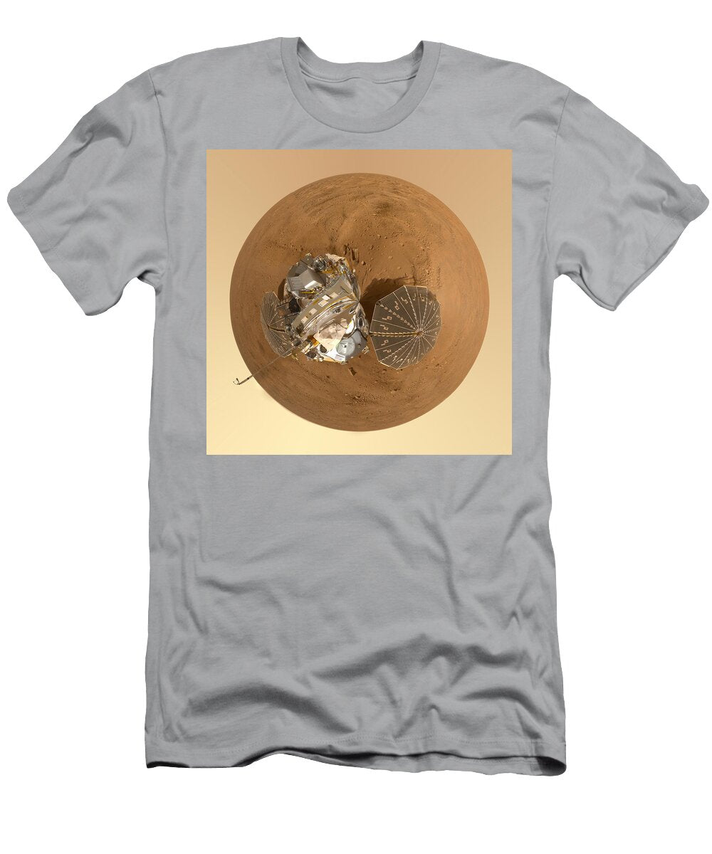Planet Mars Via Phoenix Mars Lander Nikki Smith T-Shirt