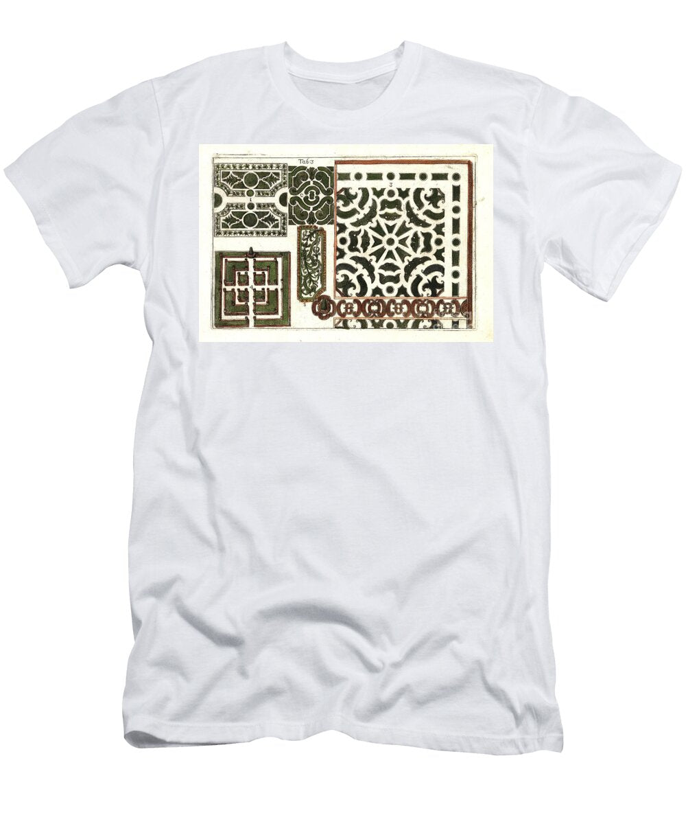 Plans for Formal Gardens 18th Century European School T-Shirt