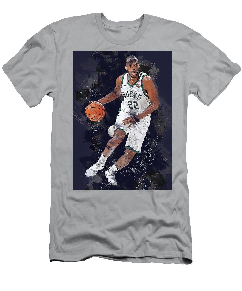 Player Khris Middleton Khris Middleton Khrismiddleton Jameskhristianmiddleton Milwaukee Bucks Detroi Wrenn Huber T-Shirt