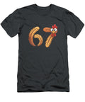 Playful Chicken Number Design Joanna Redesiuk T-Shirt