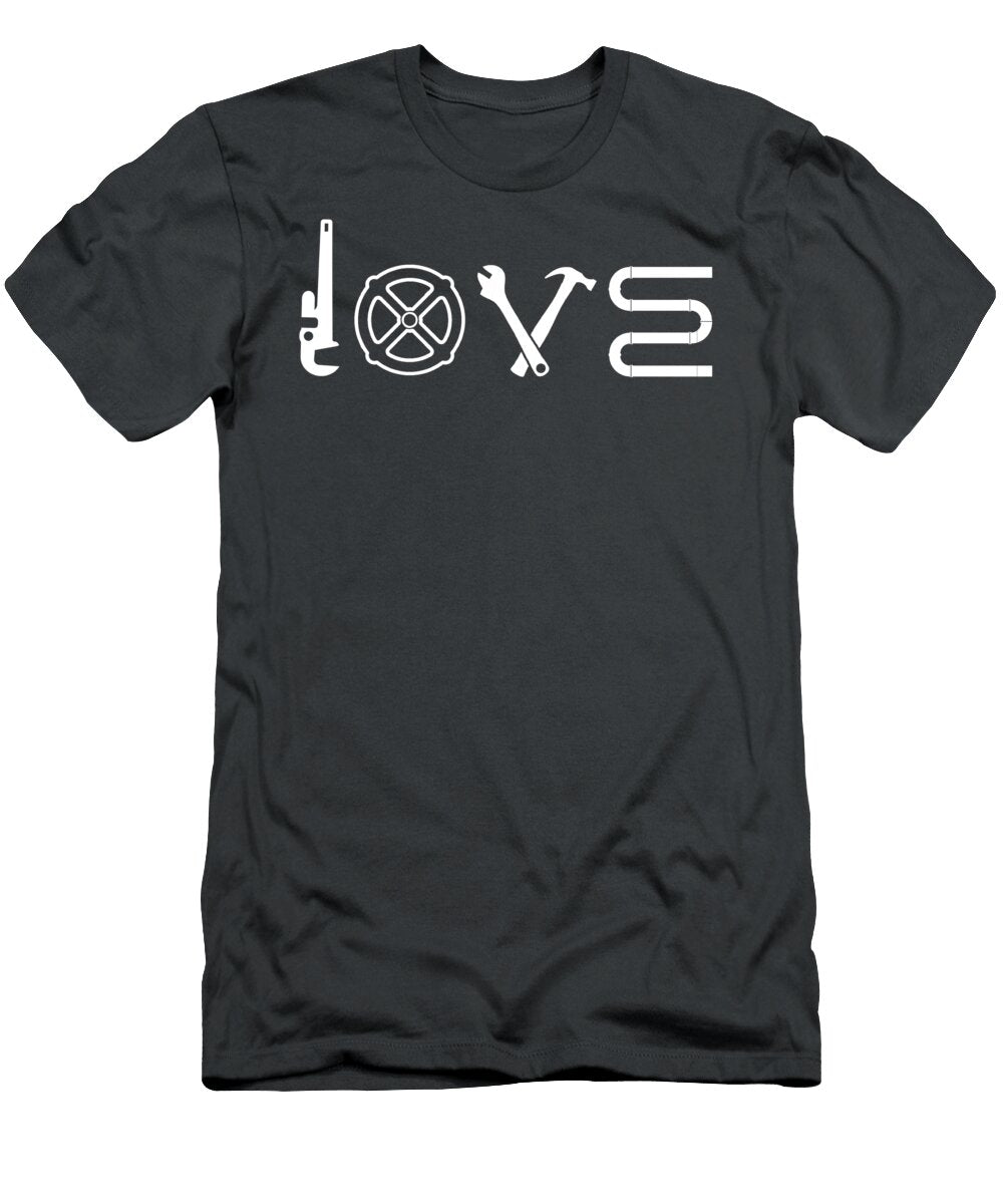 Plumb Crazy Love Plumber Icons Edition Awesome Store T-Shirt