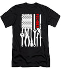 Plumber American Flag Plumbing Profession Job Gift Thomas Larch T-Shirt