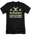 Plumber Funny Annoy At Own Risk Plumbing Humor Noirty Designs T-Shirt