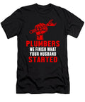 Plumbers Husband Profession Job Plumbing Pipe Gift Thomas Larch T-Shirt